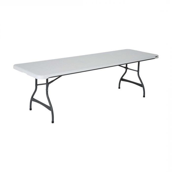 8ft Rectangular folding table 244cm / 10 people / heavy commercial