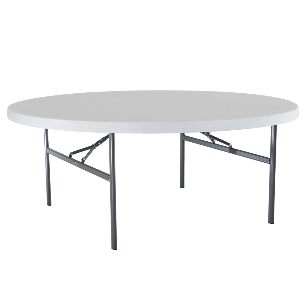 72-inch Round folding table 183cm Dia / 10-12 people /  heavy commercial