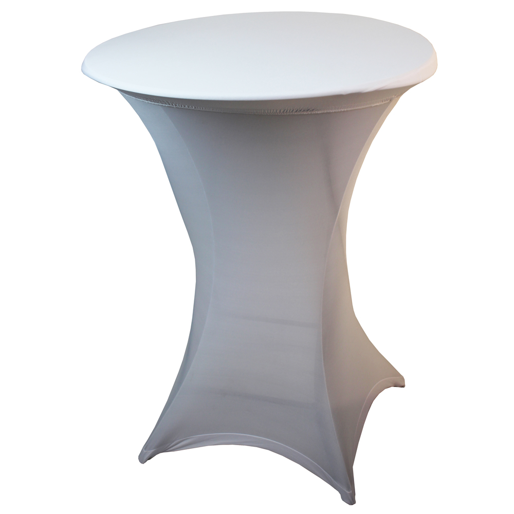 Cocktail table cover (white) Dia 85cm