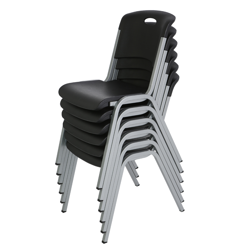 Stacking chair (black)