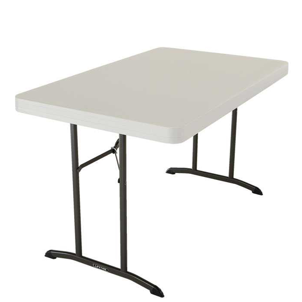 4ft Rectangular folding table 122cm / 4 people / heavy commercial