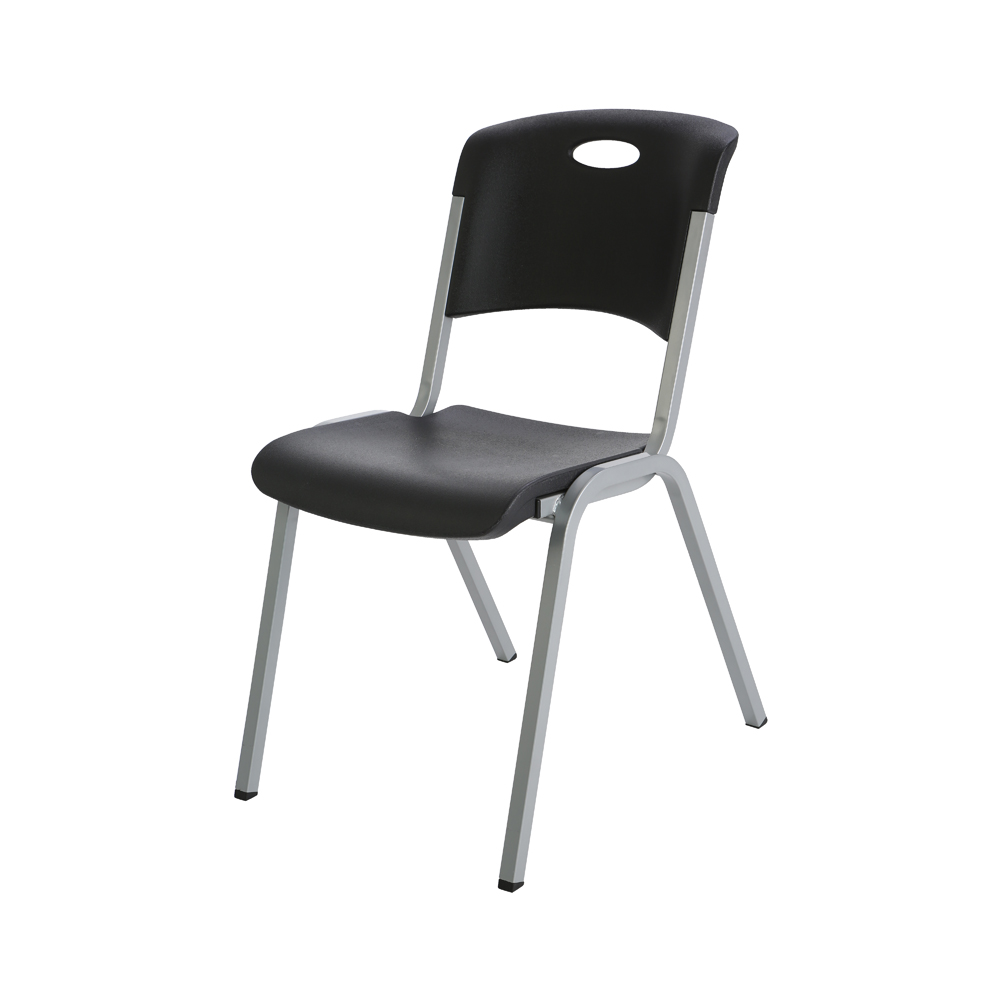 Stacking chair (black) - Lifetime