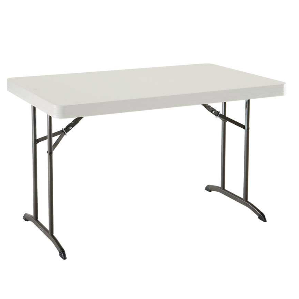 4ft Rectangular folding table 122cm / 4 people / heavy commercial