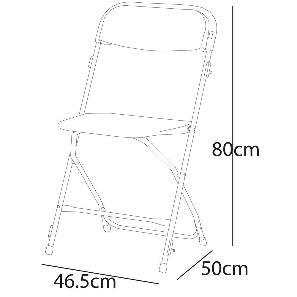 Folding chair JET brown M2