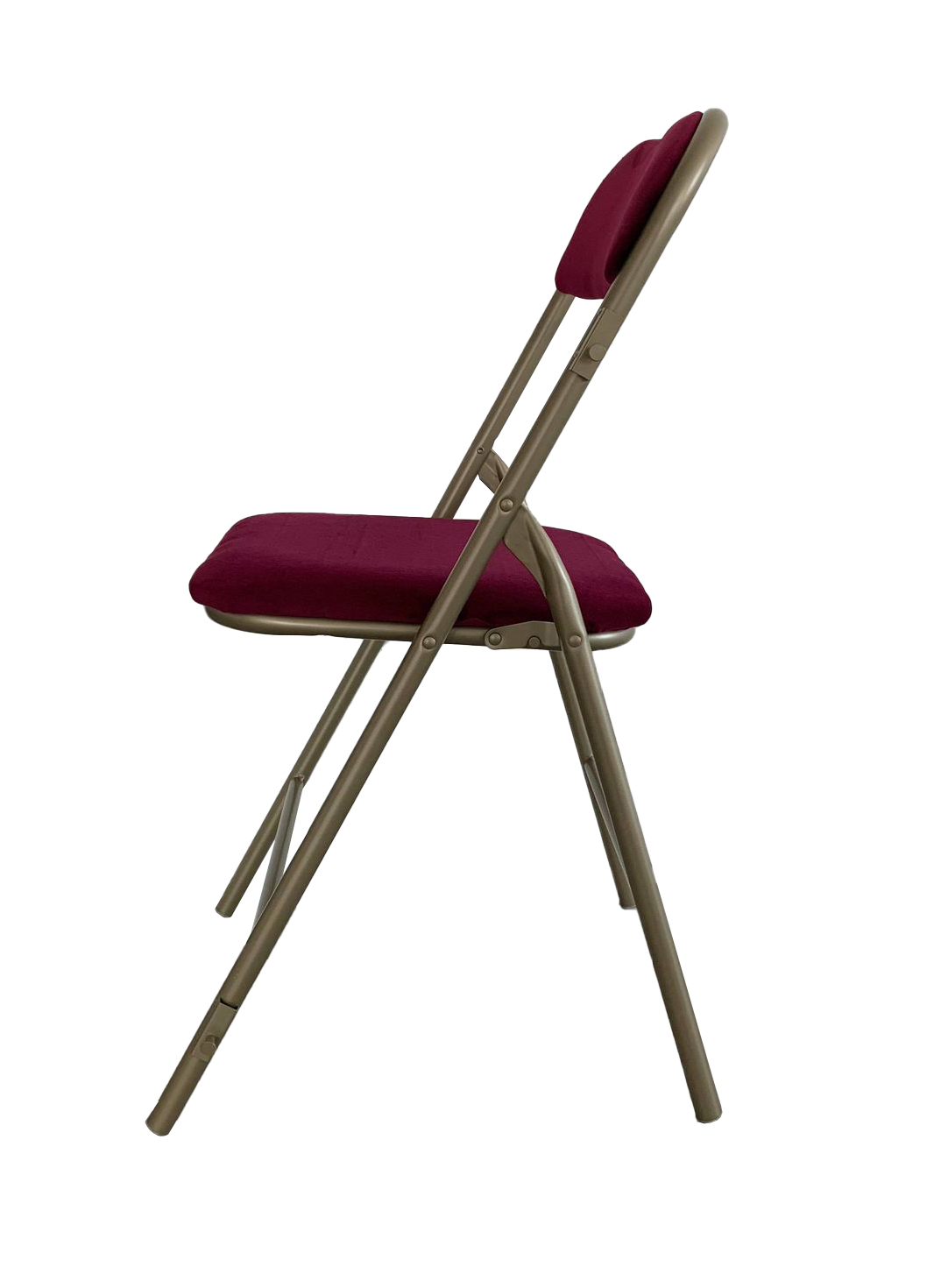 Folding chair Prestige Burgundy & gold M1