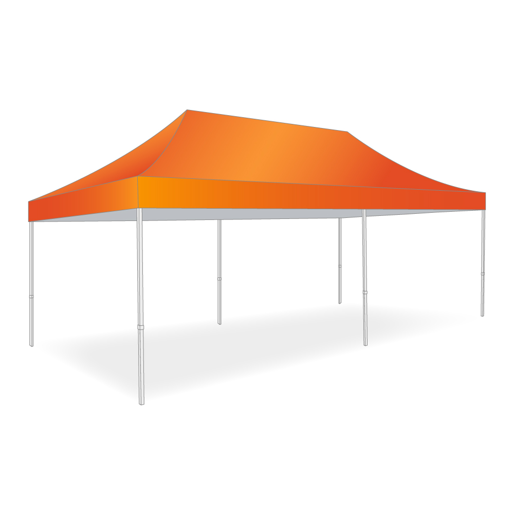 Folding gazebo 3x6m-whole roof print