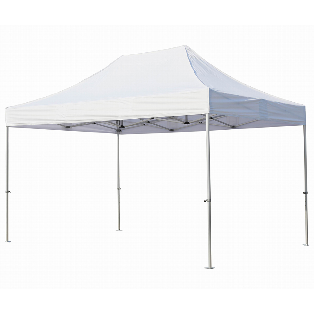 Aluminium (40mm) Folding Gazebo/ 3x4.5 300gr M2 White PRO Lightweight model