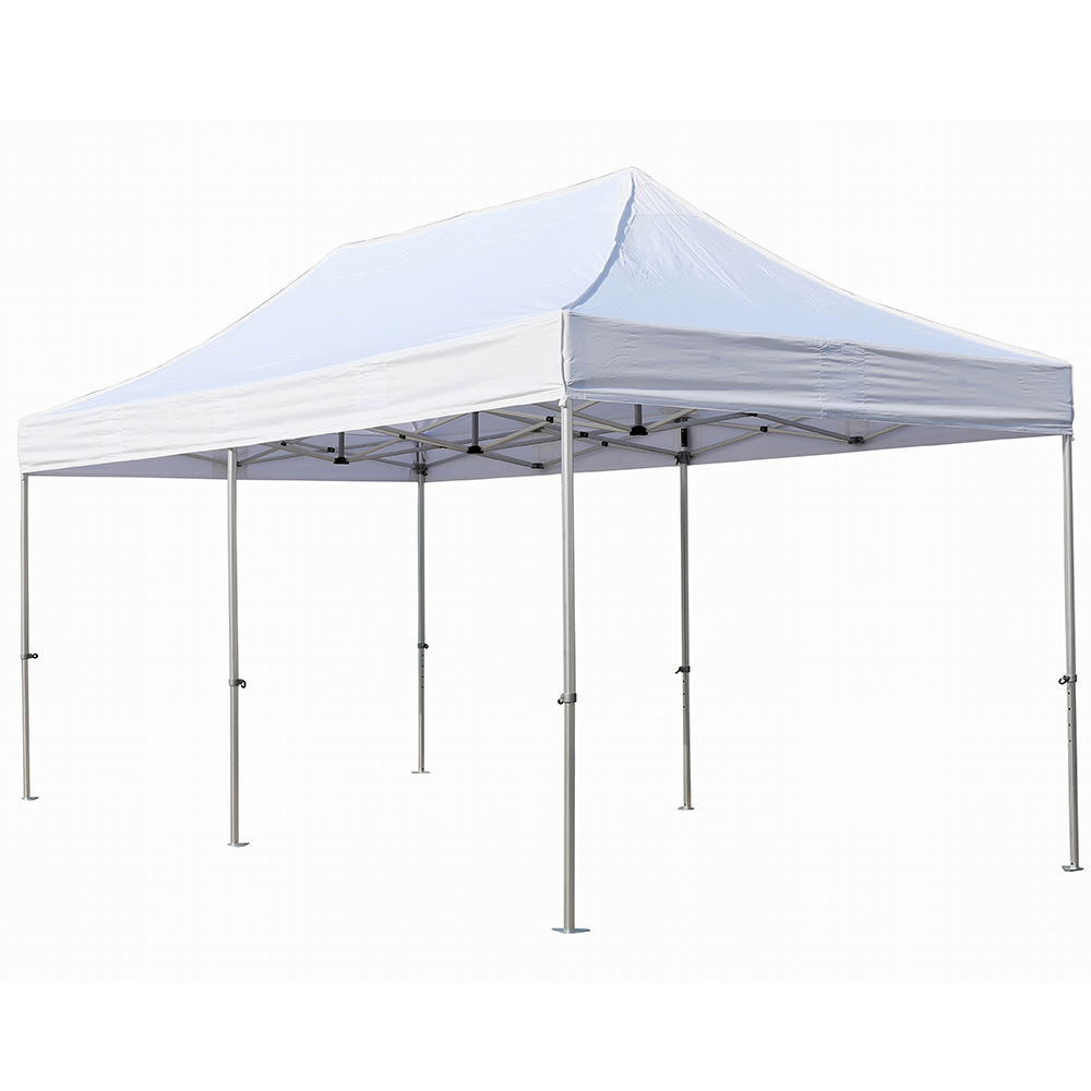 Aluminium (40mm) Folding Gazebo/ 3x6m 300gr M2 White PRO Lightweight model