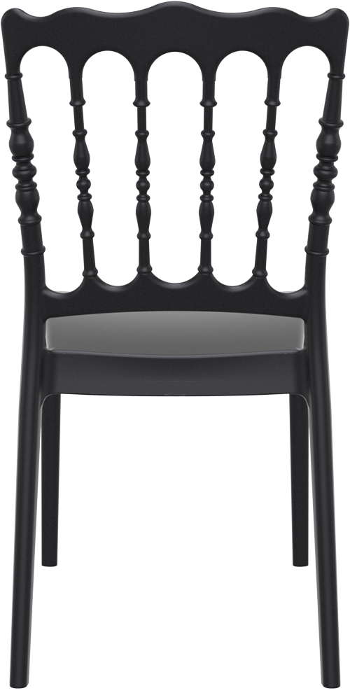 Stacking chair NAPOLEON/ Black