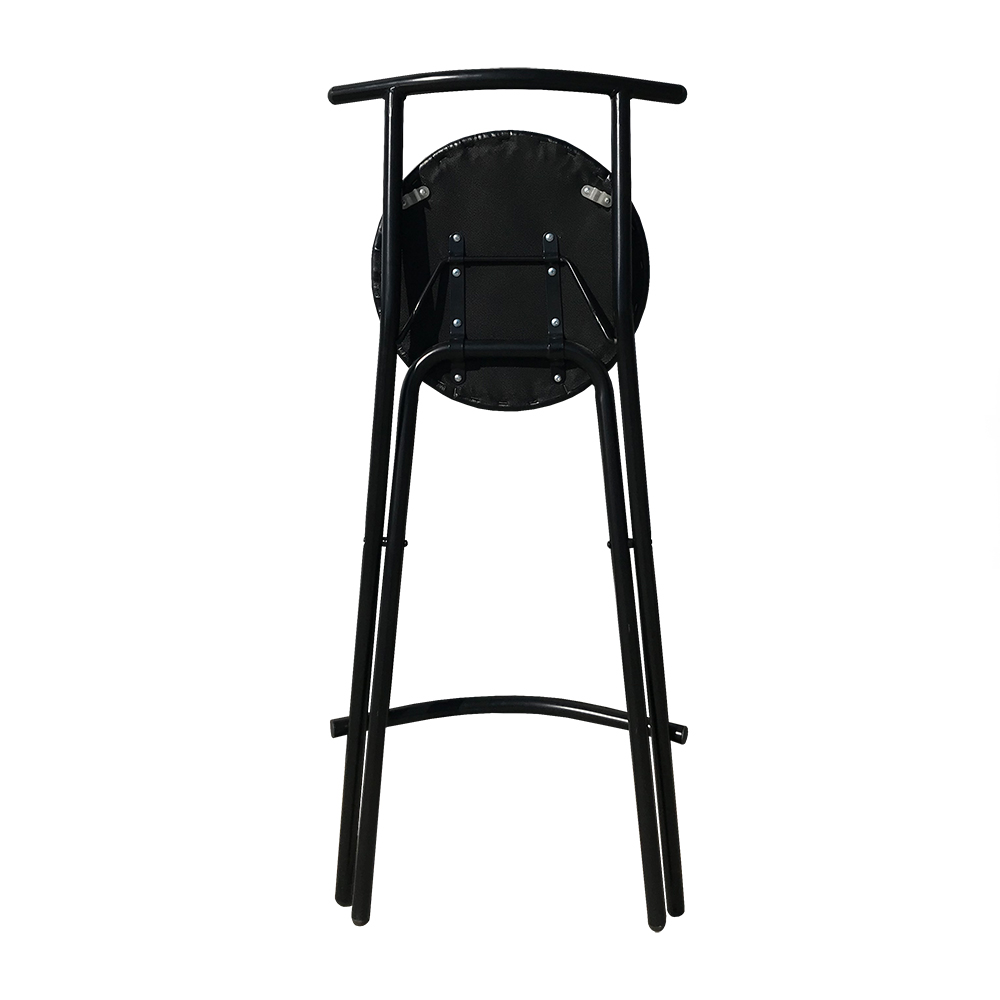 Folding bar stool - Black 