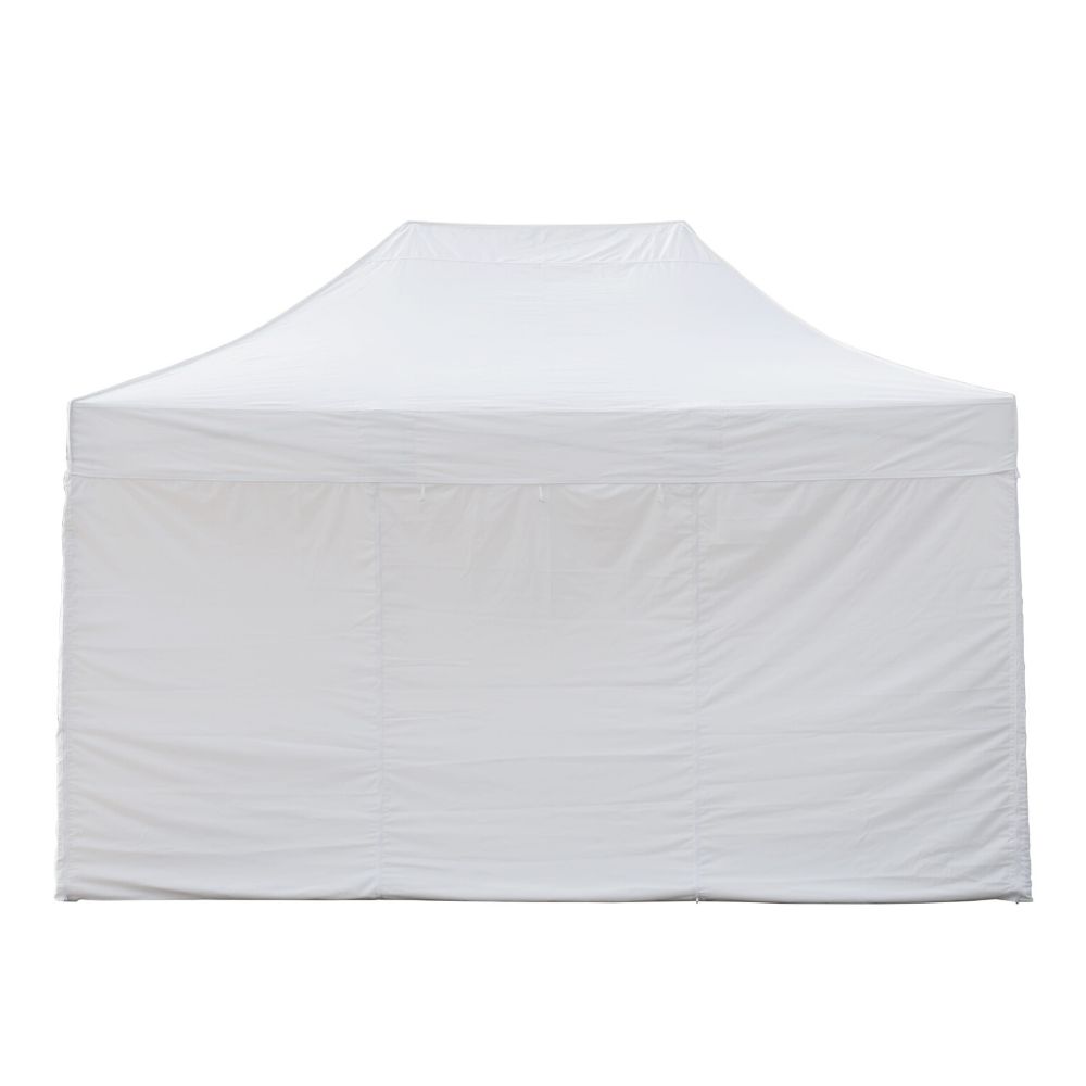 4 wall kit for gazebo 3x4.5m/ 3 plain walls + 1 wall with door/ WHITE