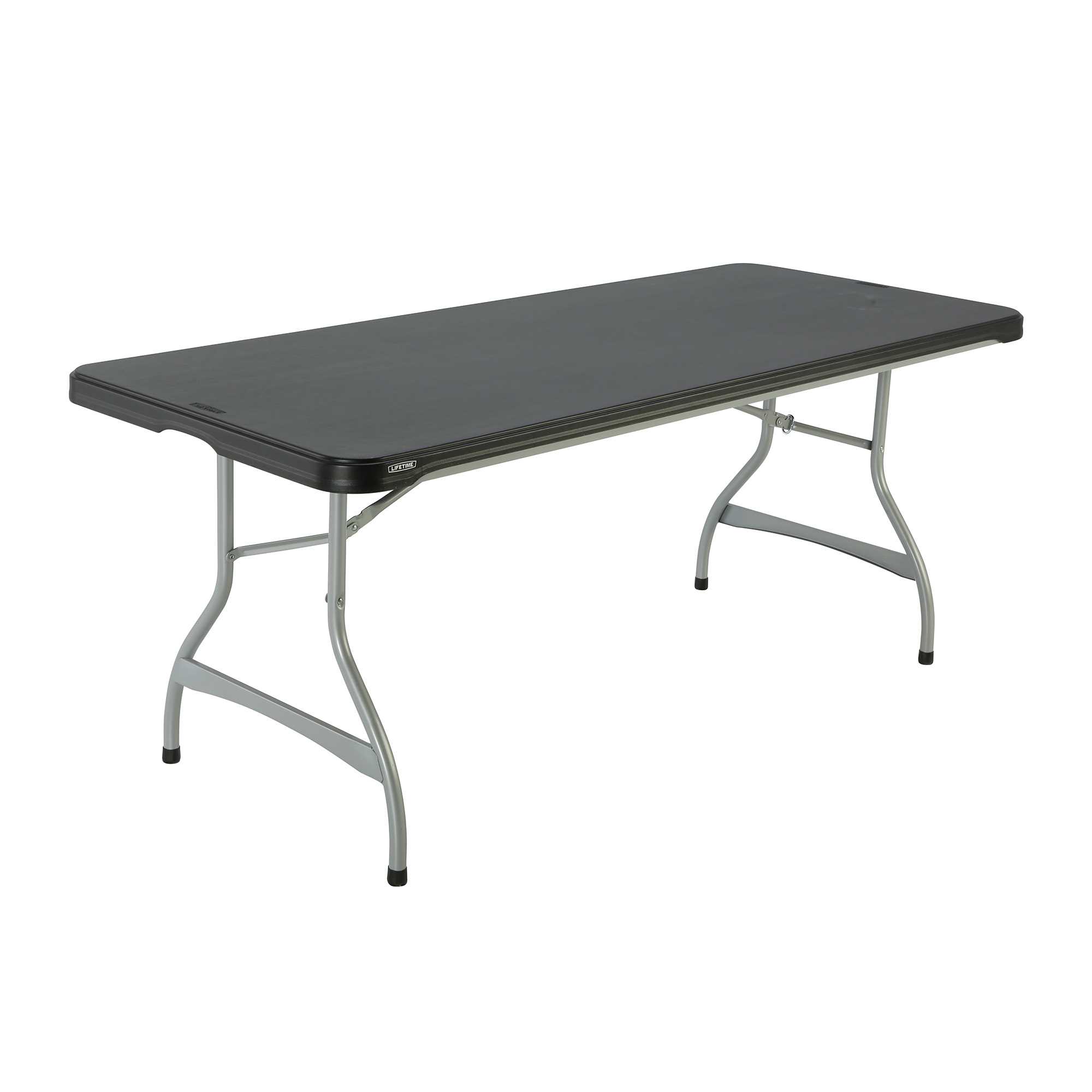 6ft Rectangular folding table (black) 183cm /8 people / heavy commercial