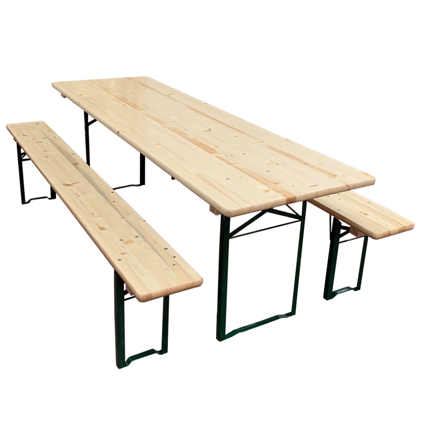 6,5ft Beer set table 200x70cm (benches sold separately) / steel corner legs