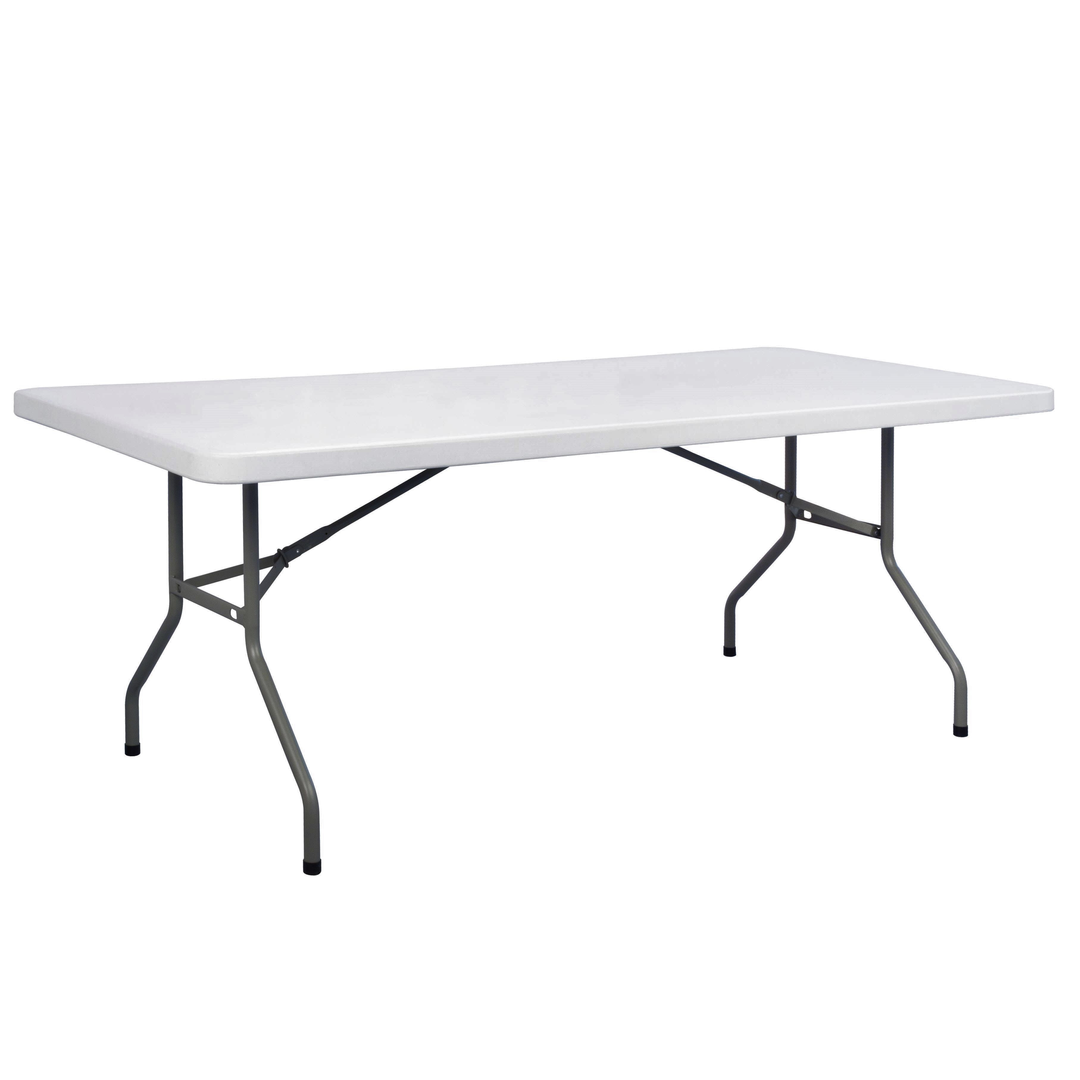 6,5ft Rectangular folding table 200x90cm / 10 people