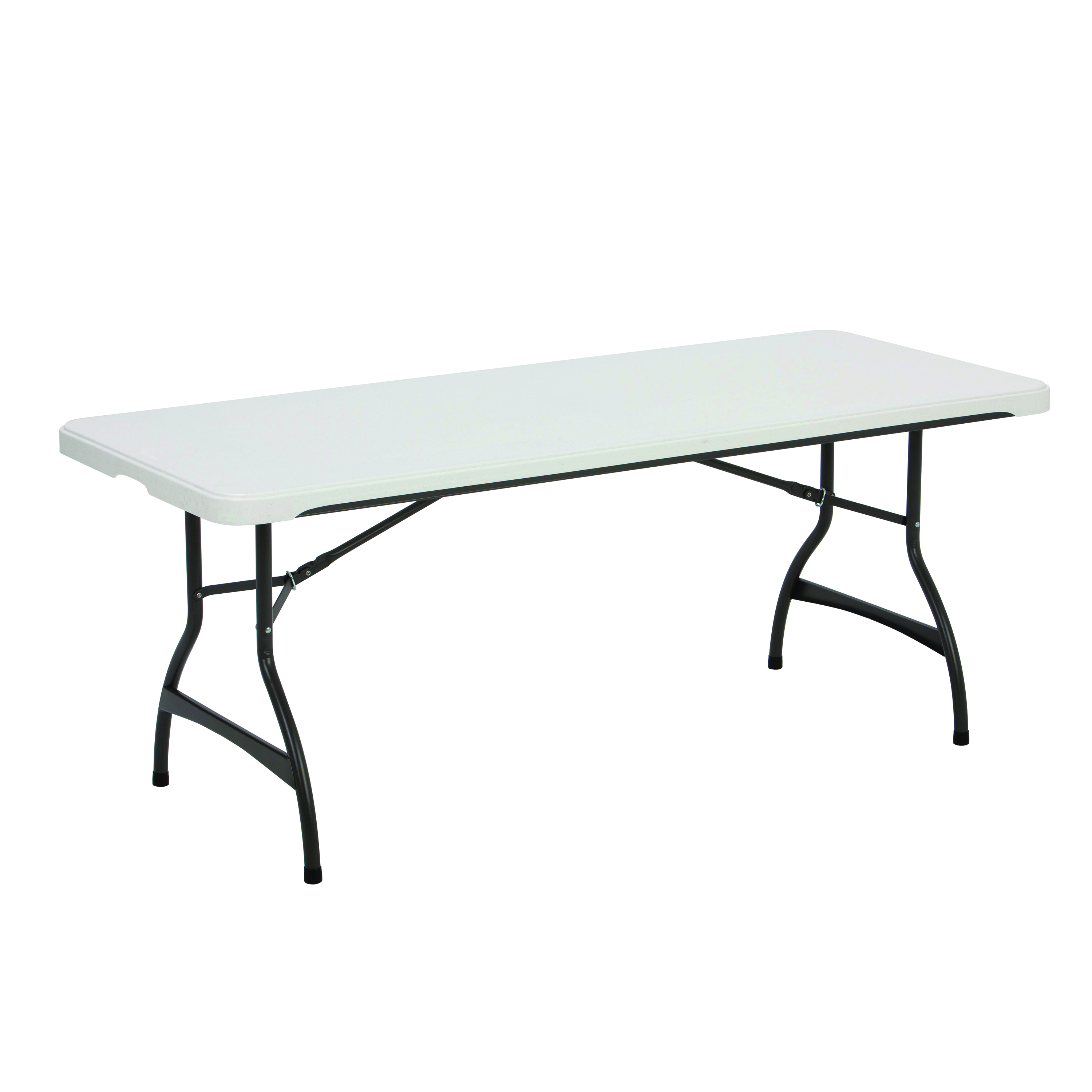6ft Rectangular folding table 183cm / 8 people / NESTING heavy commercial