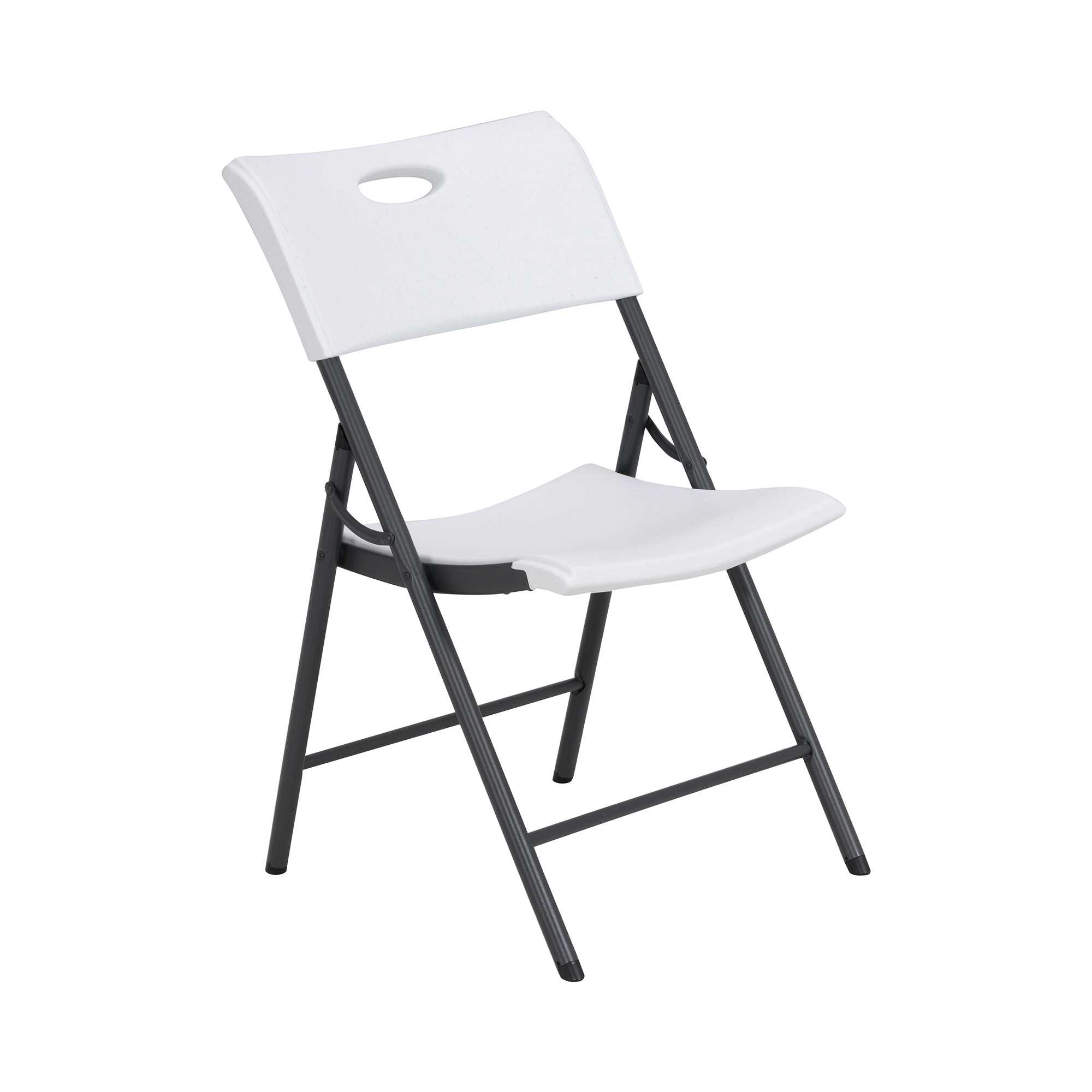 Light commercial folding chair (white)  