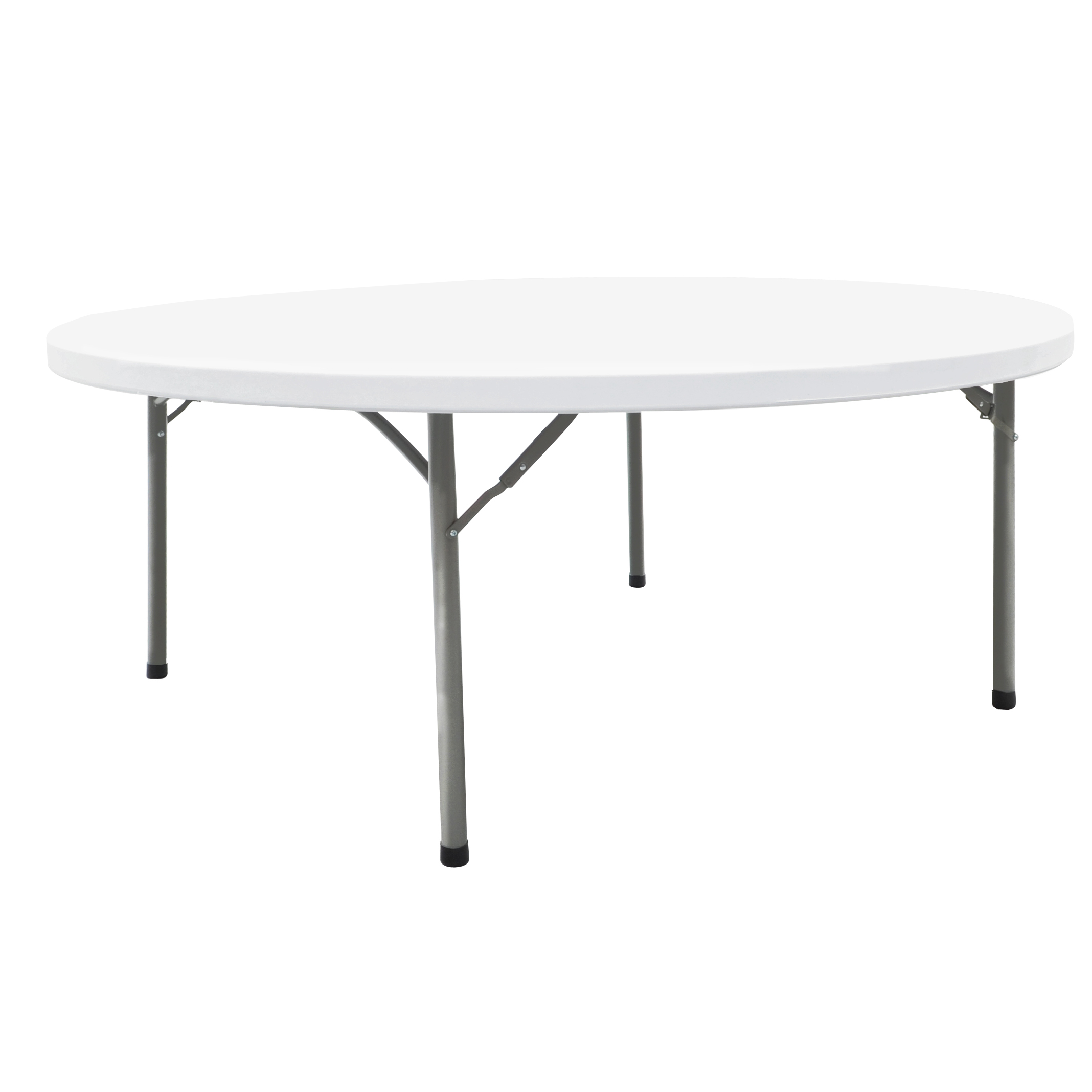 72-inch round folding table 183cm Dia / 10 people / light commercial