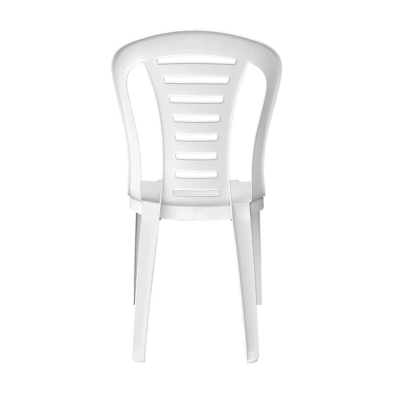 Stacking bistro chair - white