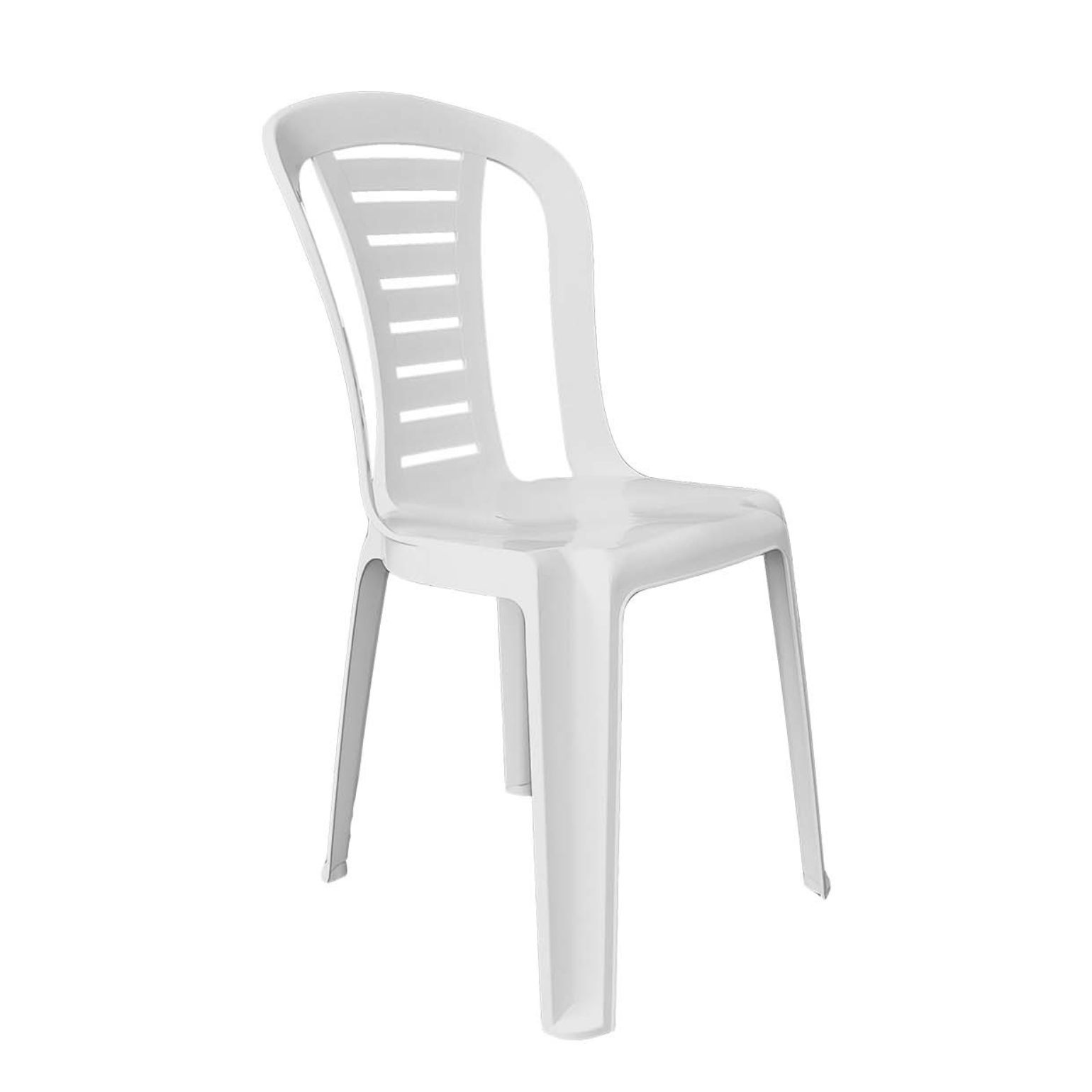 Stacking bistro chair - white