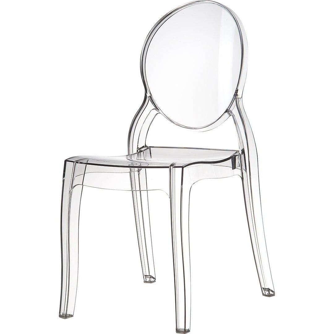 Stacking chair ELIZABETH Mono Bloc CLEAR