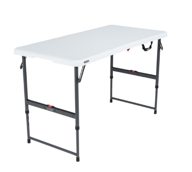 RECTANGULAR FOLD IN HALF FOLDING TABLE 